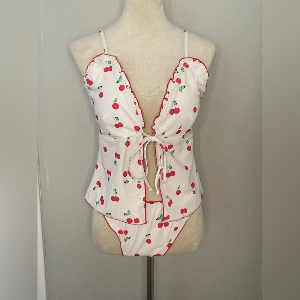 Zaful Cherries Bikini - Picture 2 of 5